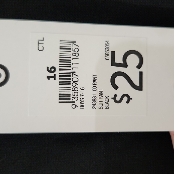 Black Pants Size 16AU Youth/Teen - Picture 6 of 6